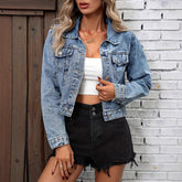 Autumn Long Sleeve Denim Coat