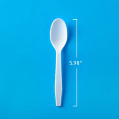 Member's Mark Heavyweight White Plastic Spoons, 600 ct