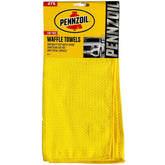Pennzoil Waffle Towel: Ultimate Car Drying Towel - High Absorbency Car Wash Drying Towels, 3 Count