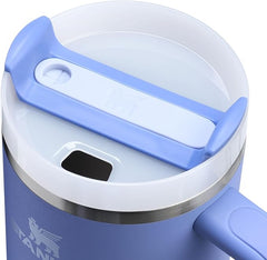 STANLEY Quencher H2.0 Tumbler with Handle and Straw 30 oz | Flowstate 3-Position Lid | Cup Holder Compatible for Travel | Insulated Stainless Steel Cup | BPA-Free | Dew Drop