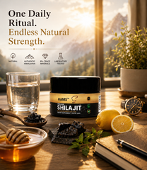 HAMS™ Pure Himalayan Shilajit Resin 30g – Authentic Mumijo with 84+ Trace Minerals, High Potency Fulvic Acid & Elemental Gold, Lab Tested Vegan Energy & Vitality Supplement