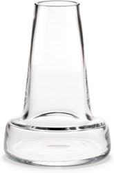 Holmegaard Flora Vase, Clear, 9.4" H x 6.7" D, Designed by Less Limits v/Louise Campbell, Gift Box Included
