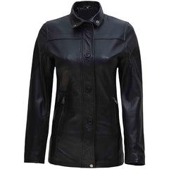 Women’s Black Leather Jacket