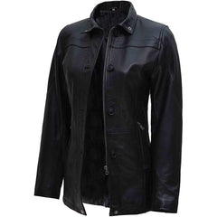 Women’s Black Leather Jacket
