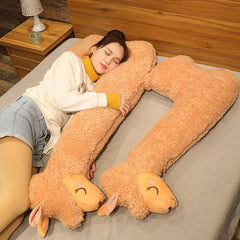 Hofun4U Llama Plush Pillow – 39'' Long Alpaca Body Toy