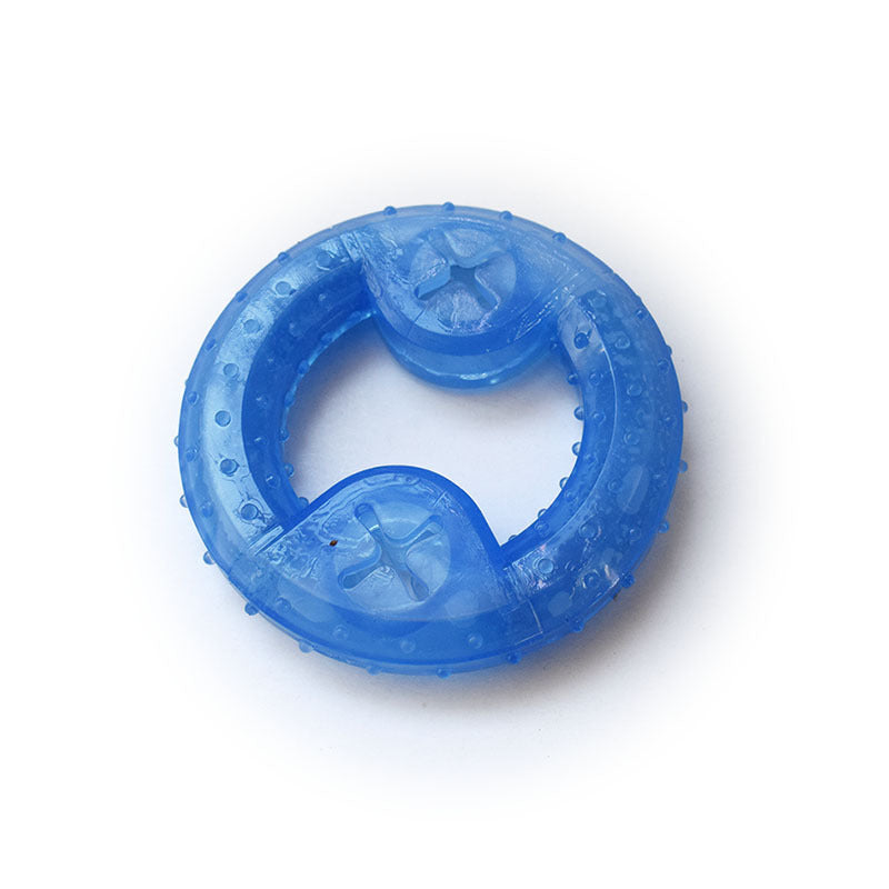 Dog Cooling Teething Ring Toy – Freeze & Chew for Summer
