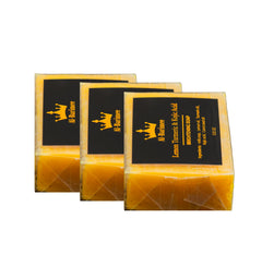 Lemon, Turmeric & Kojic Acid Skin Brightening Soap – Pack of 3 | Deep Cleansing, Tan Removal & Glow Enhancing Formula