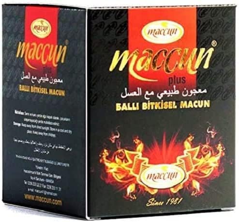 Macun Plus Pasta de Mesir Turca Tradicional, Mezcla de Hierbas Naturales, 240g, Desde 1981