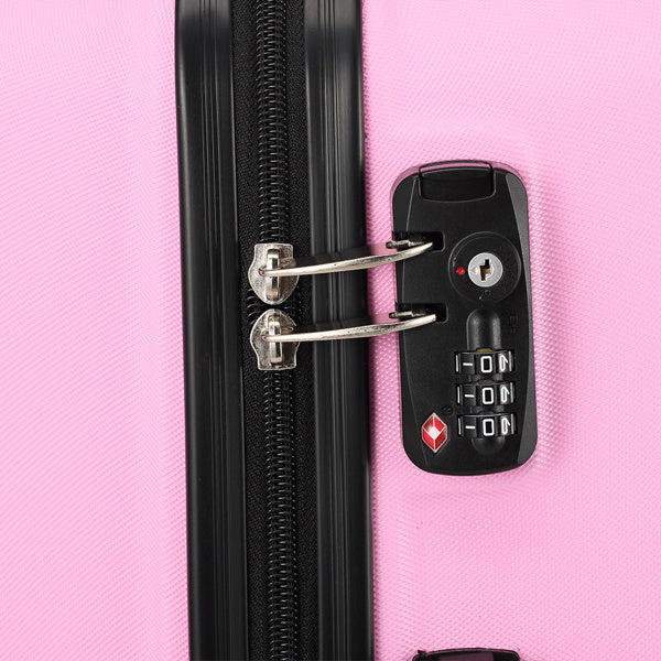 Coolife Spinner Suitcase 3-Piece Hardshell Set with TSA Lock
