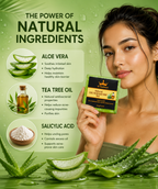 Natural Aloe Vera Soap Bar with Tea Tree Oil & Salicylic Acid – 3 Pack