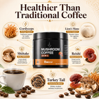 BOOSTUP Mushroom Coffee 10 in 1 – Premium Arabica Instant Coffee