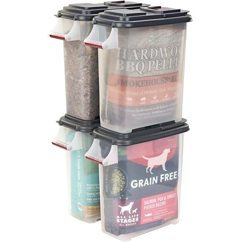 Stackable 40lb Food-Safe Storage Dispenser – USA Made