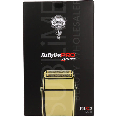Babyliss Gold Metal Double Foilfx02 Shaver.