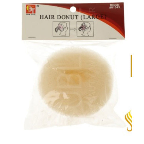 Hair donut with packaging labeled 'Hair Donut (Large)' on a white background