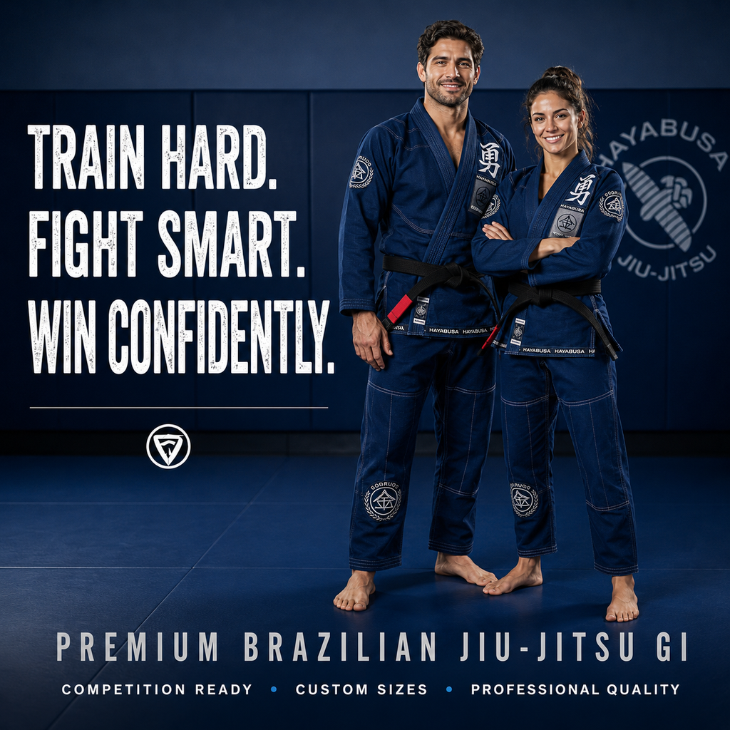 Premium Navy Blue BJJ Gi for Men & Women – 450 GSM Pearl Weave