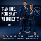 Premium Navy Blue BJJ Gi for Men & Women – 450 GSM Pearl Weave