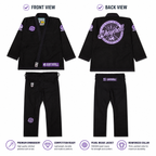 Shoyoroll 7th Sons Black BJJ Gi – 450 GSM Pearl Weave