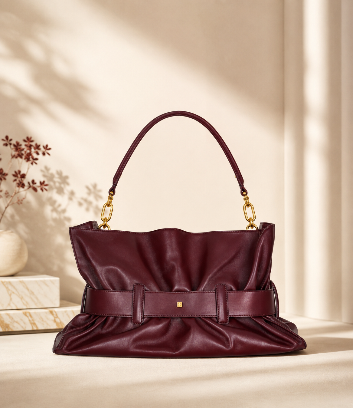 Medium Anthem bag in calfskin leather