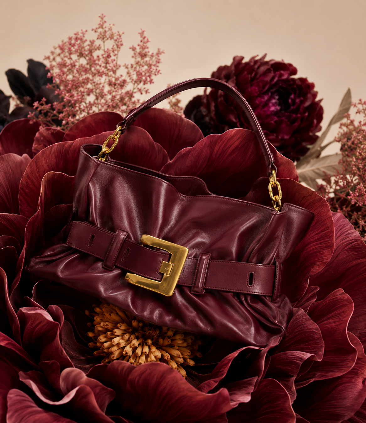 Medium Anthem bag in calfskin leather