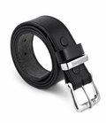 Men's Genuine Cowhide Leather Belt – Black