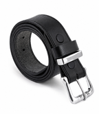 Men's Genuine Cowhide Leather Belt – Black