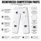 Elite White BJJ Gi for Men – Premium Pearl Weave Competition Uniform