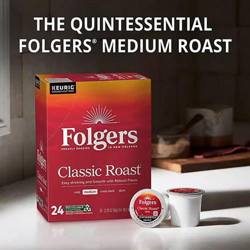 Folger Classic Roast Medium Roast Coffee