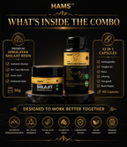 Ultimate Himalayan Wellness Combo – Shilajit Resin & 12-in-1 Capsules