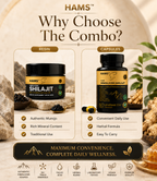 Ultimate Himalayan Wellness Combo – Shilajit Resin & 12-in-1 Capsules