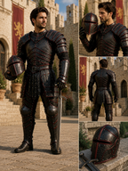 Genuine Cow Leather Medieval Armor Set