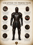 Genuine Cow Leather Medieval Armor Set