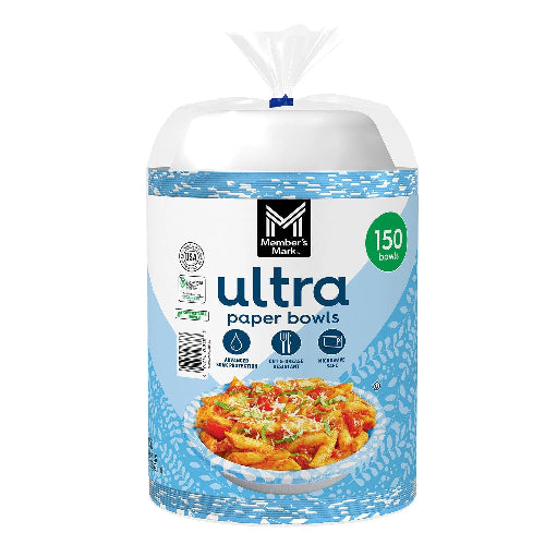 Member's Mark Ultra Paper Bowls, 20 oz, 150 ct