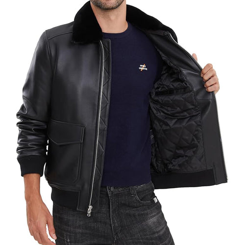 Men’s Biker Leather Jacket