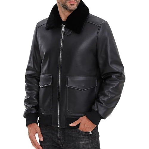 Men’s Biker Leather Jacket