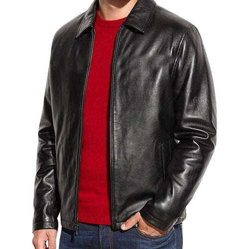 Men’s Black Leather Jacket 