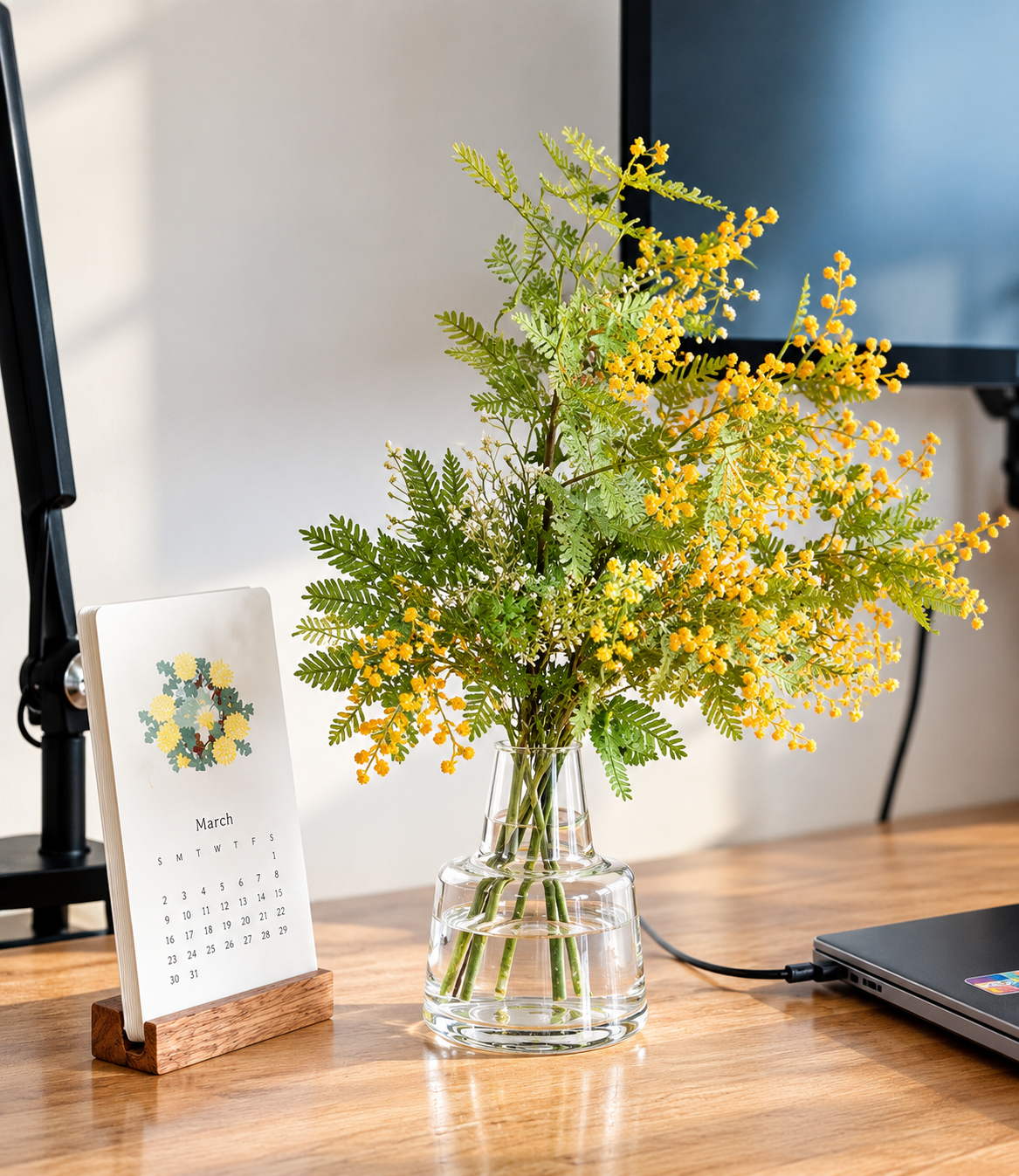 Elegant Glass Flower Vase for Modern Home Décor, Decorative Clear and Coloured Glass Vase with a Stylish Design, Ideal for Fresh Flower Arrangements, Living Room, Bedroom, Dining Table, Office and Contemporary Interior Decoration.