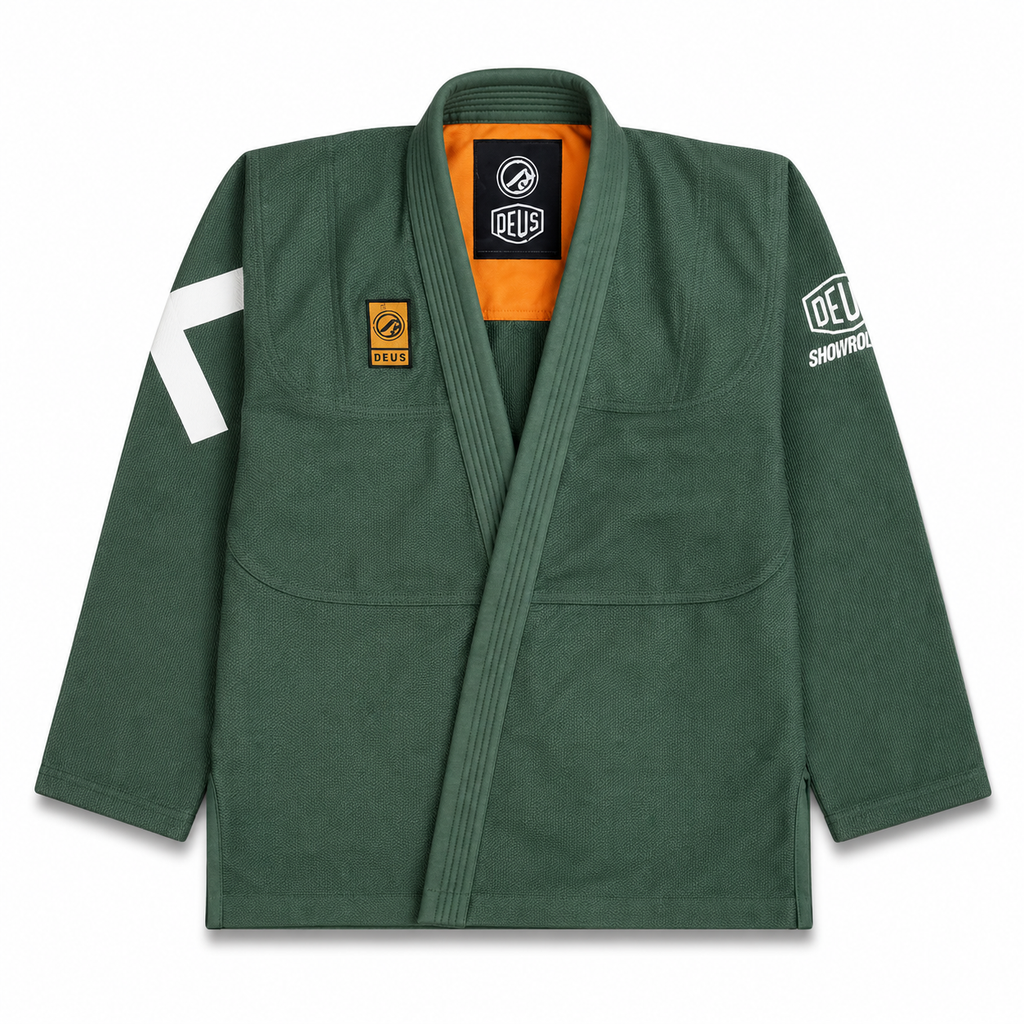 Premium 450 GSM BJJ Gi – Forest Green Brazilian Jiu-Jitsu Uniform