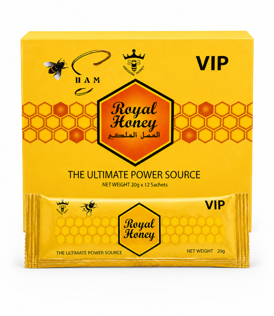 VIP Royal Honey – Premium Honey Blend with Ginseng, Maca & Ginger