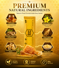 VIP Royal Honey – Premium Honey Blend with Ginseng, Maca & Ginger