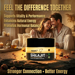 HAMS™ Pure Himalayan Shilajit Resin 30g – Authentic Mumijo with 84+ Trace Minerals, High Potency Fulvic Acid & Elemental Gold, Lab Tested Vegan Energy & Vitality Supplement