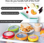 Reusable Silicone Fruit and Vegetable Storage Containers – 8-Pack