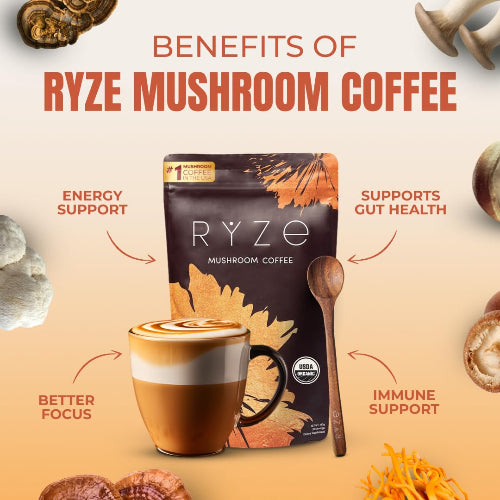 RYZE SUPERFOODS Mushroom Coffee