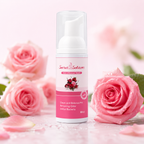 Rose Yoni Mousse Wash – pH-Balanced Feminine Intimate Cleanser, 60ml