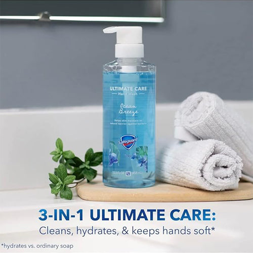 Safeguard Ultimate Care Liquid Hand Soap 15.5 fl Bottles 3-Pack