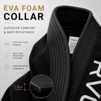 Premium Black Brazilian Jiu-Jitsu (BJJ) Gi – Reinforced Stitching & EVA Foam Collar