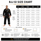 Premium Black Brazilian Jiu-Jitsu (BJJ) Gi – Reinforced Stitching & EVA Foam Collar