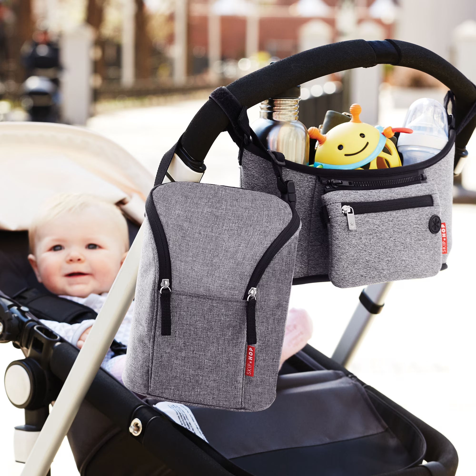 Insulated Bottle Bag, Baby Bottle Cooler Bottle Cooler Bag Nylon Baby Bottle Warmer Cooler Bag Baby Bottle Thermal Tote Bag for Nursing Mom Daycare