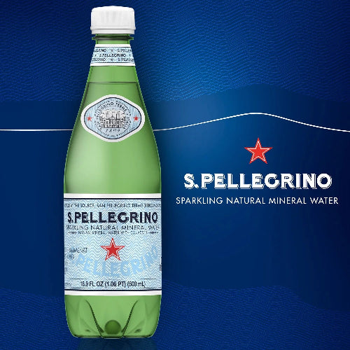 Sparkling Natural Mineral Water, 16.9 fl oz (500ml)