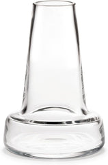 Holmegaard Flora Vase, Clear, 9.4" H x 6.7" D, Designed by Less Limits v/Louise Campbell, Gift Box Included