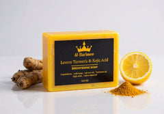 Lemon, Turmeric & Kojic Acid Skin Brightening Soap – Pack of 3 | Deep Cleansing, Tan Removal & Glow Enhancing Formula